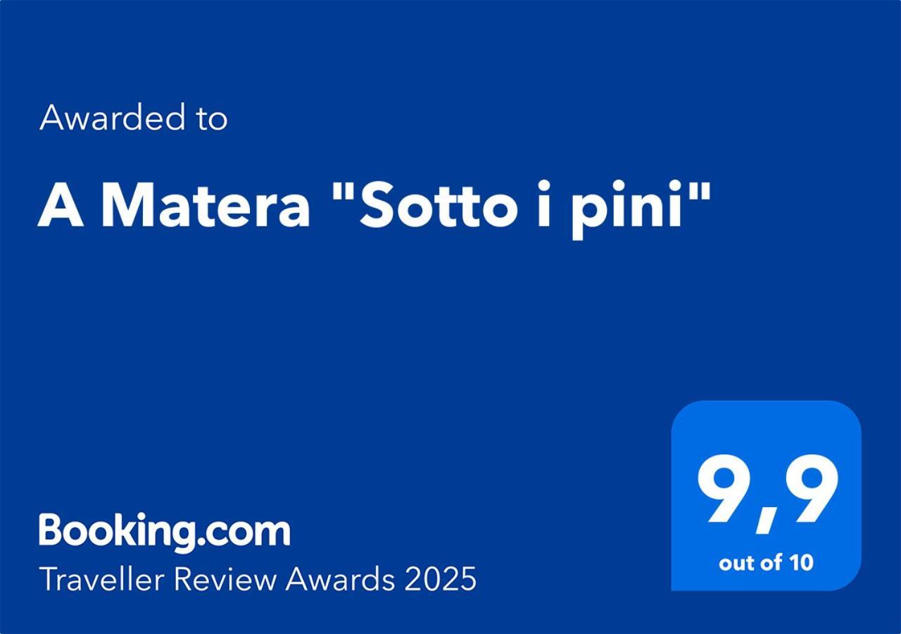 Willa A Matera "Sotto I Pini" Zewnętrze zdjęcie